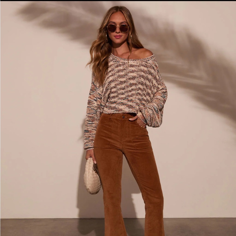 Vici Jaden Cropped Knit Sweater